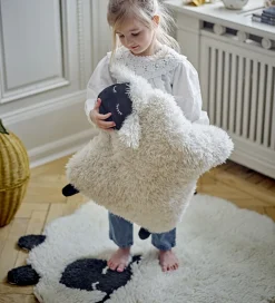 Bloomingville Tæppe - Dolly - Uld - Hvid