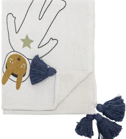 Bloomingville Tæppe - Space Plaid - Natur