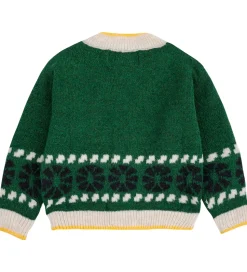 Bobo Choses Cardigan - Strik - Kaleidoscope Jacquard - Grøn