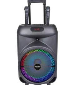 Bontempi Højtaler m. Mikrofoner/Lys - 87 cm - Trådløs - Trolley