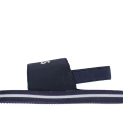 BOSS Badesandaler - Navy/Hvid