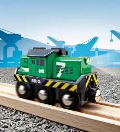 BRIO World Batteridrevet Fragtlokomotiv 33214