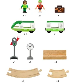 BRIO World Togbanesæt - 16 Dele - Circle Train 33847