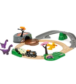BRIO World Togbanesæt m. Dinosaurer - 21 dele - 36094