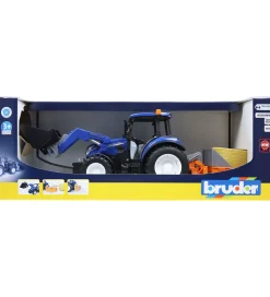 Bruder Traktor - New Holland T5.120 m. Frontlæsser - 02187