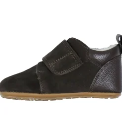 Bundgaard Hjemmesko - Wide fit - Teddy - Dark Brown