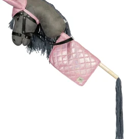 by ASTRUP Sadelunderlag Til Kæpheste - Pink m. Glimmer