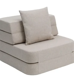 by KlipKlap Foldesofa - 3 Fold Single - 70 cm - Beige/Sand