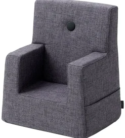 by KlipKlap Lænestol - Kids Chair - 50x43x33 cm - Blue Grey w. G