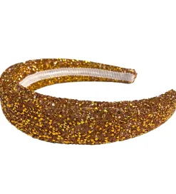 By Stær Hårbøjle - Lin - Glitter - Rust/Guld