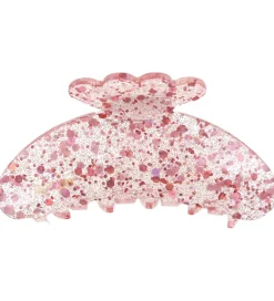 By Stær Hårklemme - Asta - 10x5 cm - Confetti Lyserød