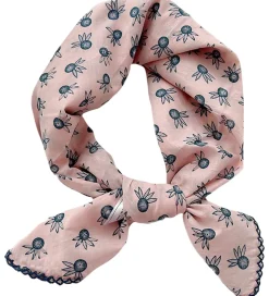 By Stær Tørklæde - Iduna - Rosa/Mørkeblå