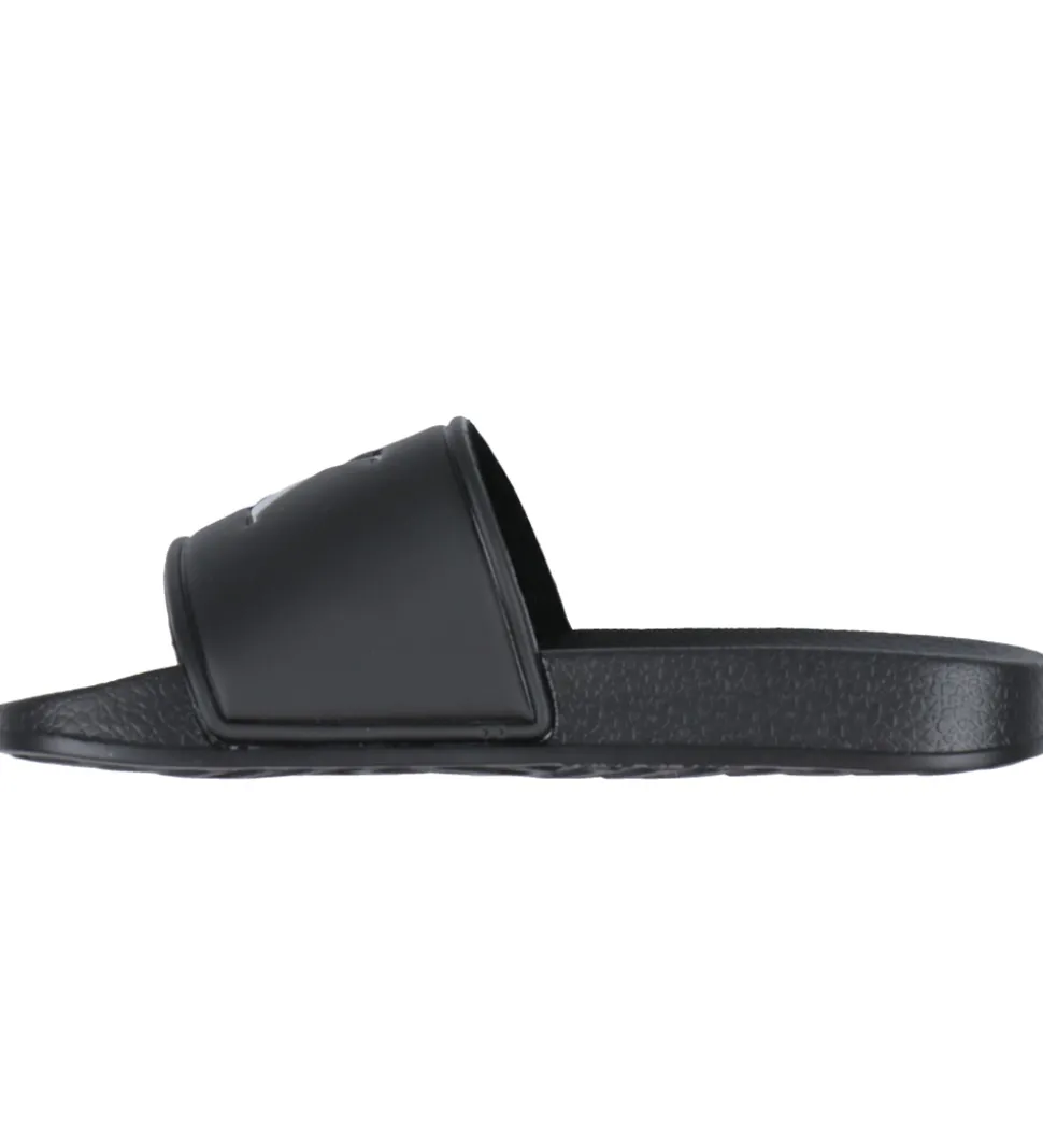 Calvin Klein Badesandaler - Logo Print Pool Slide - Sort
