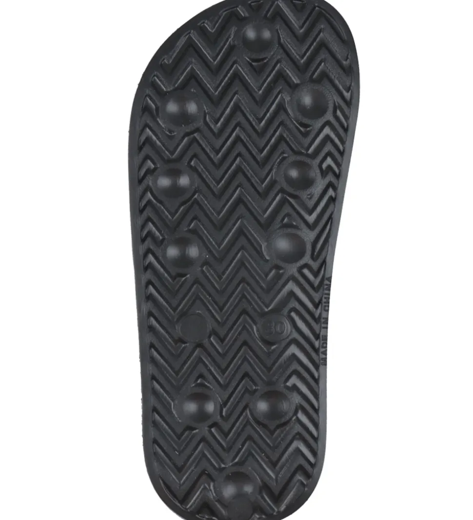 Calvin Klein Badesandaler - Logo Print Pool Slide - Sort