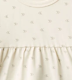 Calvin Klein Sæt - Kjole/Bloomers - Monologo White