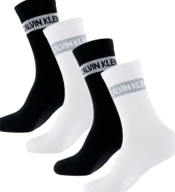 Calvin Klein Strømper - 4-pak - Hvid/Sort