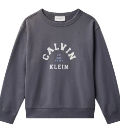 Calvin Klein Sweatshirt - Varsity - Coal Grey