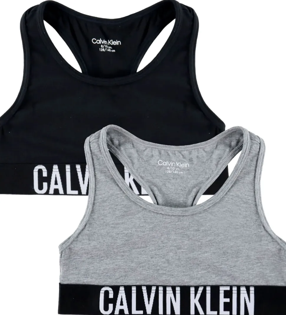 Calvin Klein Toppe - 2-pak - PVH Black/Gråmeleret