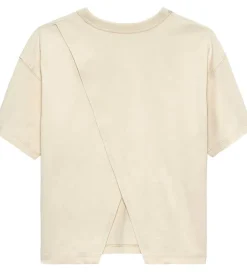 Calvin Klein T-shirt - Folded Logo Label - White Gray