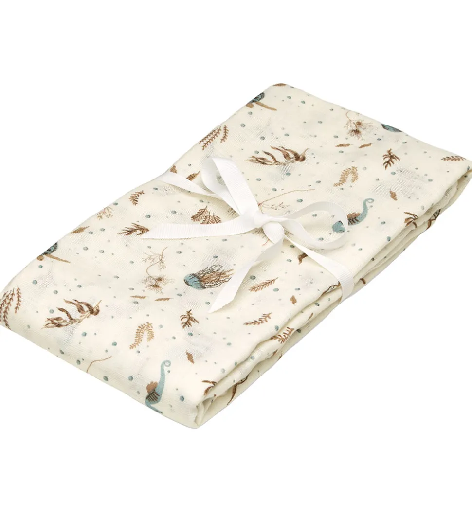 Cam Cam Babysvøb - 120x120 cm - Sea Garden