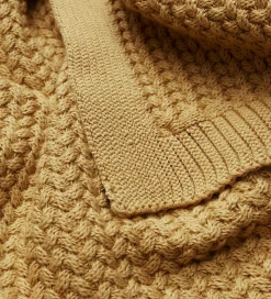 Cam Cam Babytæppe - Strik - Harper - Honey