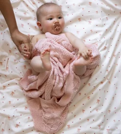 Cam Cam Babytæppe - Strik - Pointelle - Sorbet