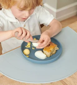 Cam Cam Dækkeserviet - Silikone - Regnbue - Petroleum