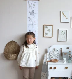 Cam Cam Højdemåler - Dyr og Planter - Mixed Colors