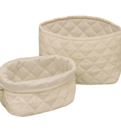 Cam Cam Opbevaringskurve - 2-pak - 22x15/24x17 cm - Praline