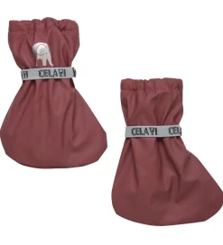 CeLaVi Overtrækssko m. Fleece - PU - Rose Brown
