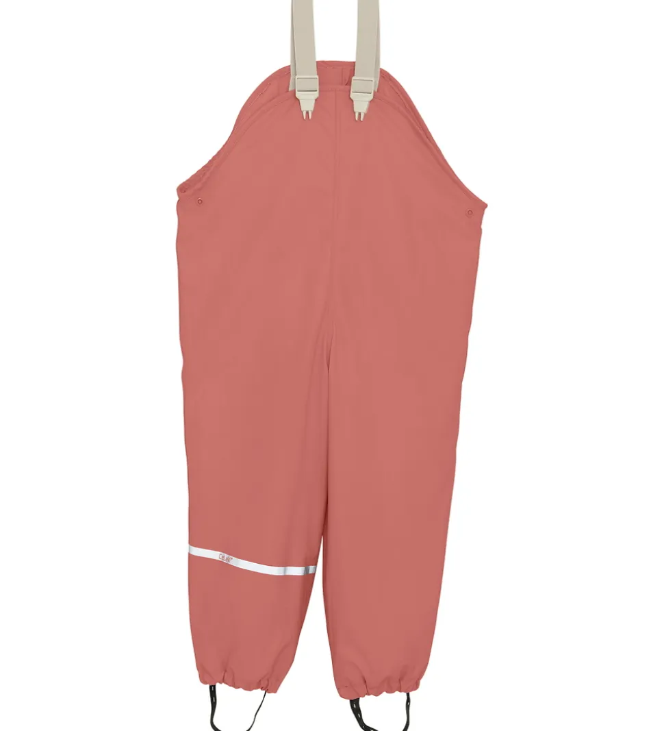 CeLaVi Regntøj m. Seler/Fleece - Recycle PU - Brick Dust