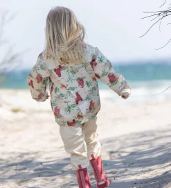 CeLaVi Softshelljakke - Brandied Apricot/Rosa m. Elefanter