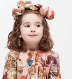 Christina Rohde Hårbøjle - Dusty Rose m. Blomster