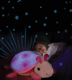Cloud-B Natlampe - Twilight Ladybug - 24 cm - Rosa