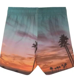 Color Kids Badeshorts - AOP - Orange Pop