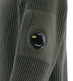 C.P. Company Cardigan - Strik - Grape Leaf Green