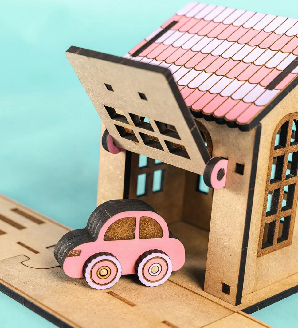 Crateit Kreasæt - Crateit Town - Træ - Vista Villa - 10 Dele