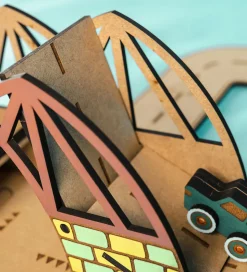 Crateit Kreasæt - Crateit Town - Træ - Dreamy Drawbridge - 20 De