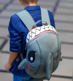 Crazy Safety Børnehavetaske - Shark - Grå