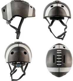 Crazy Safety Cykelhjelm m. Lys - Football - Sort