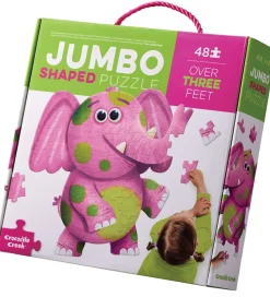 Crocodile Creek Puslespil - 48 Brikker - Jumbo Elefant