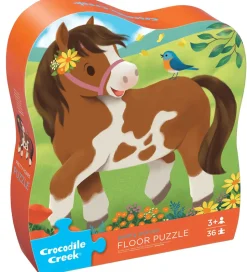Crocodile Creek Puslespil - 36 Brikker - Pretty Ponies