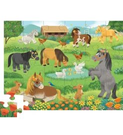 Crocodile Creek Puslespil - 36 Brikker - Pretty Ponies