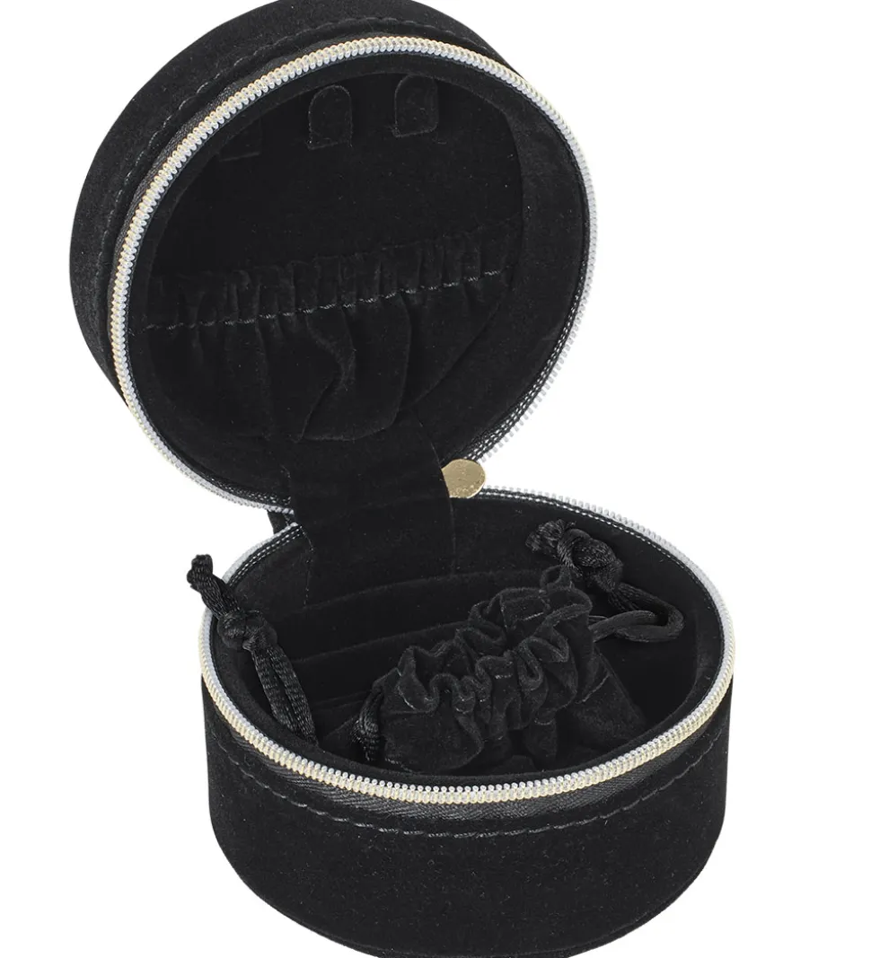 DAY ET Smykkeskrin - Jewelry Zip Small - Fløjl - Sort