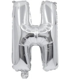 Decorata Party Foileballon - 35 cm - H - Sølv