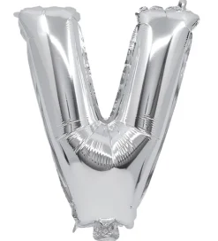 Decorata Party Foileballon - 34 cm - V - Sølv