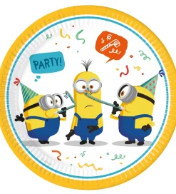 Decorata Party Paptallerkner - 8-pak - 23 cm - Minions: The Rise