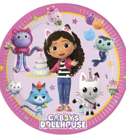 Decorata Party Paptallerkner - 8-pak - 23 cm - Gabby's Dollhouse