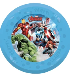 Decorata Party Plastiktallerkner - 4-pak - 21 cm - Avengers Infi
