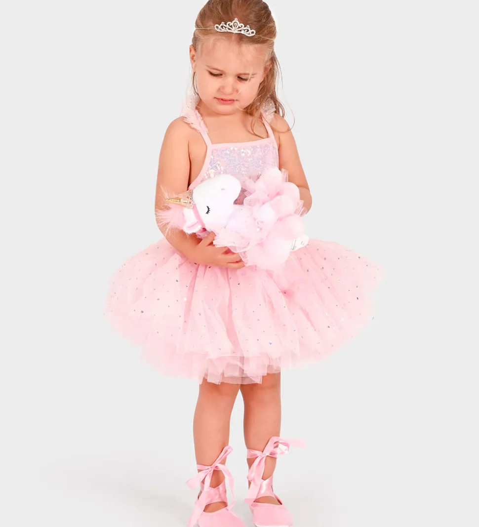 Den Goda Fen Udklædning - Ballerina Kit w Match Set - Pink